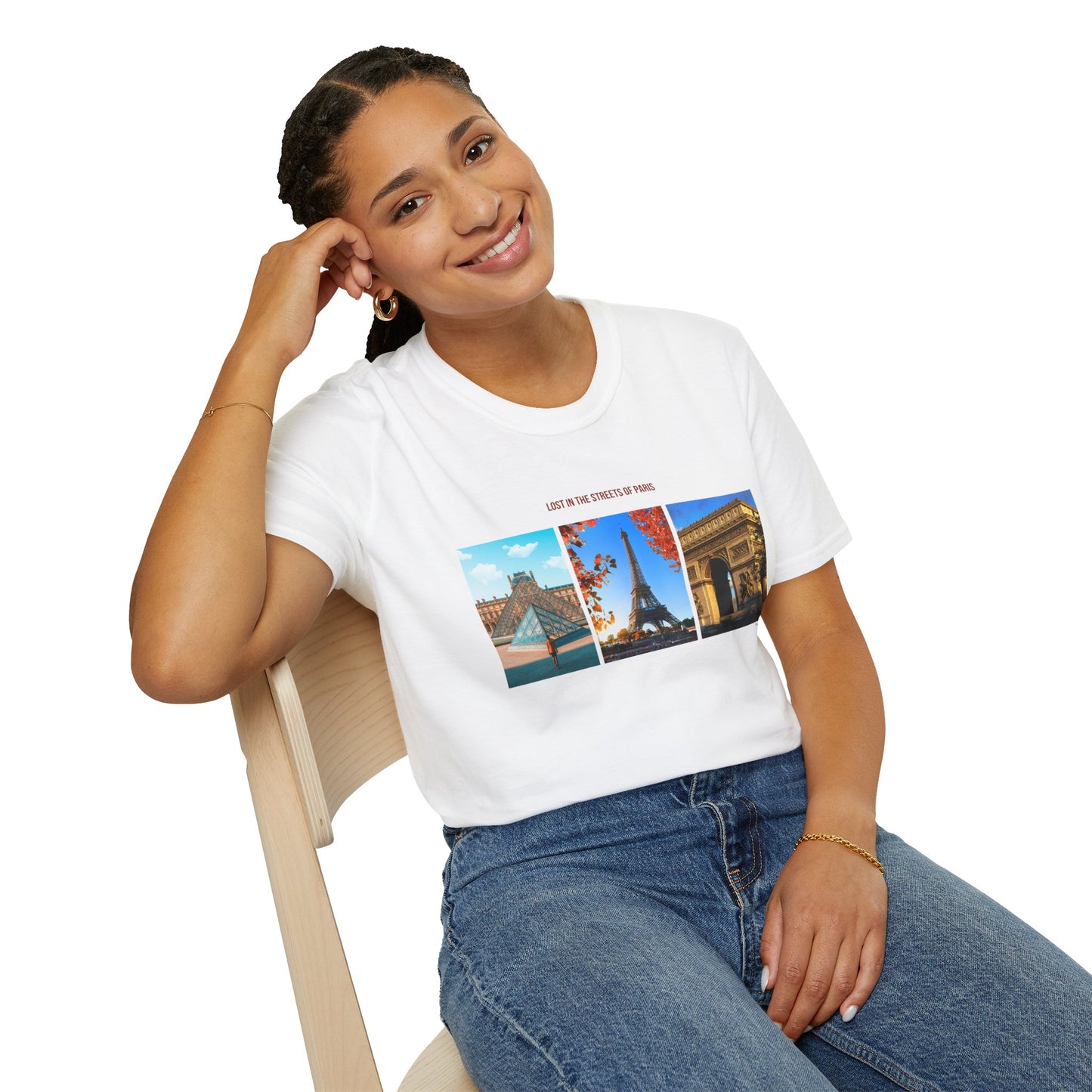 Unisex "Lost in Streets of Paris" Soft-style Tee
