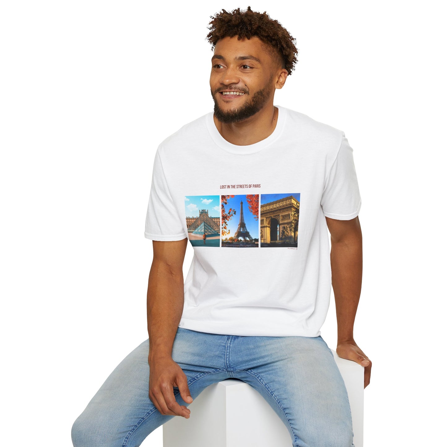 Unisex "Lost in Streets of Paris" Soft-style Tee