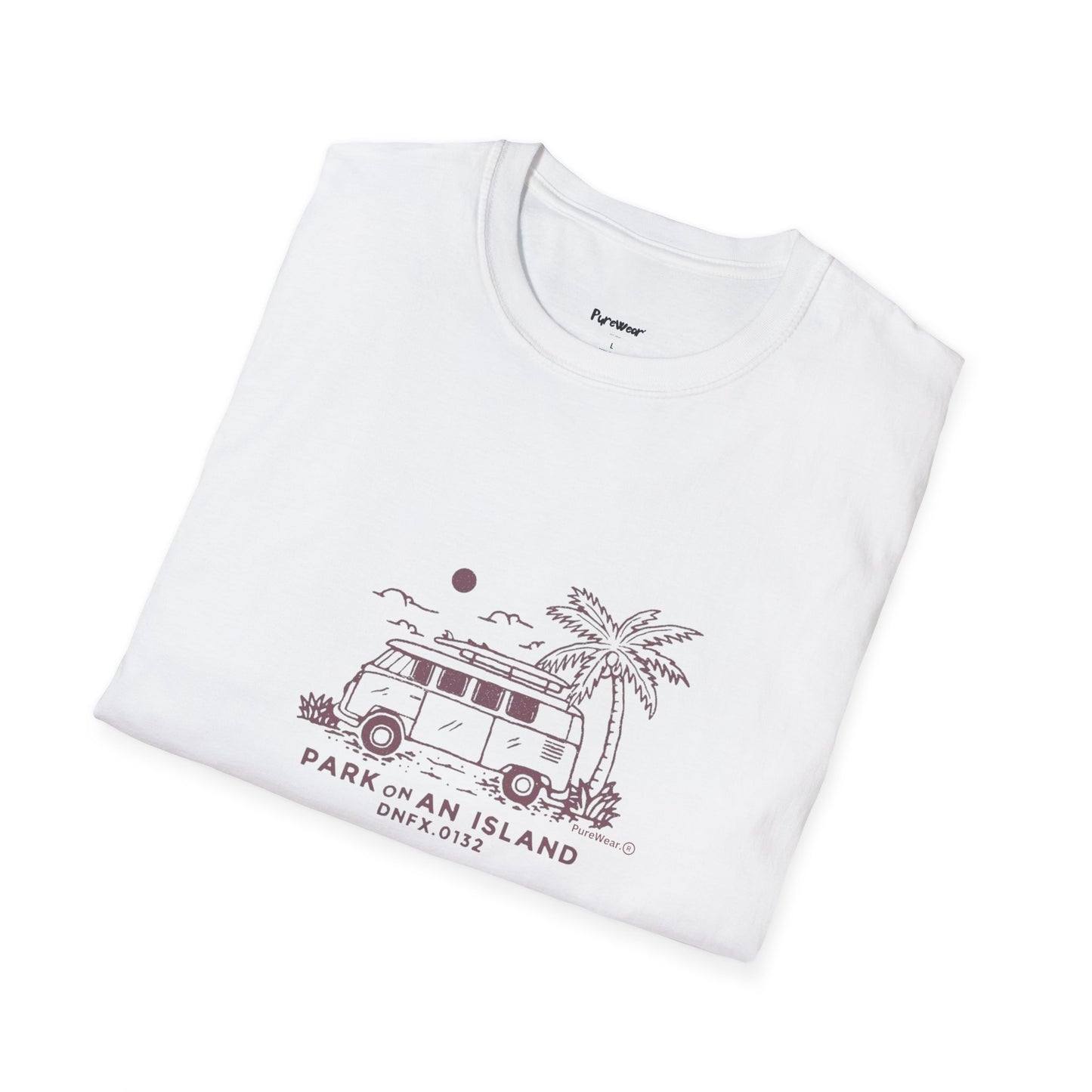 Unisex "Park On An Island" Soft-style Tee