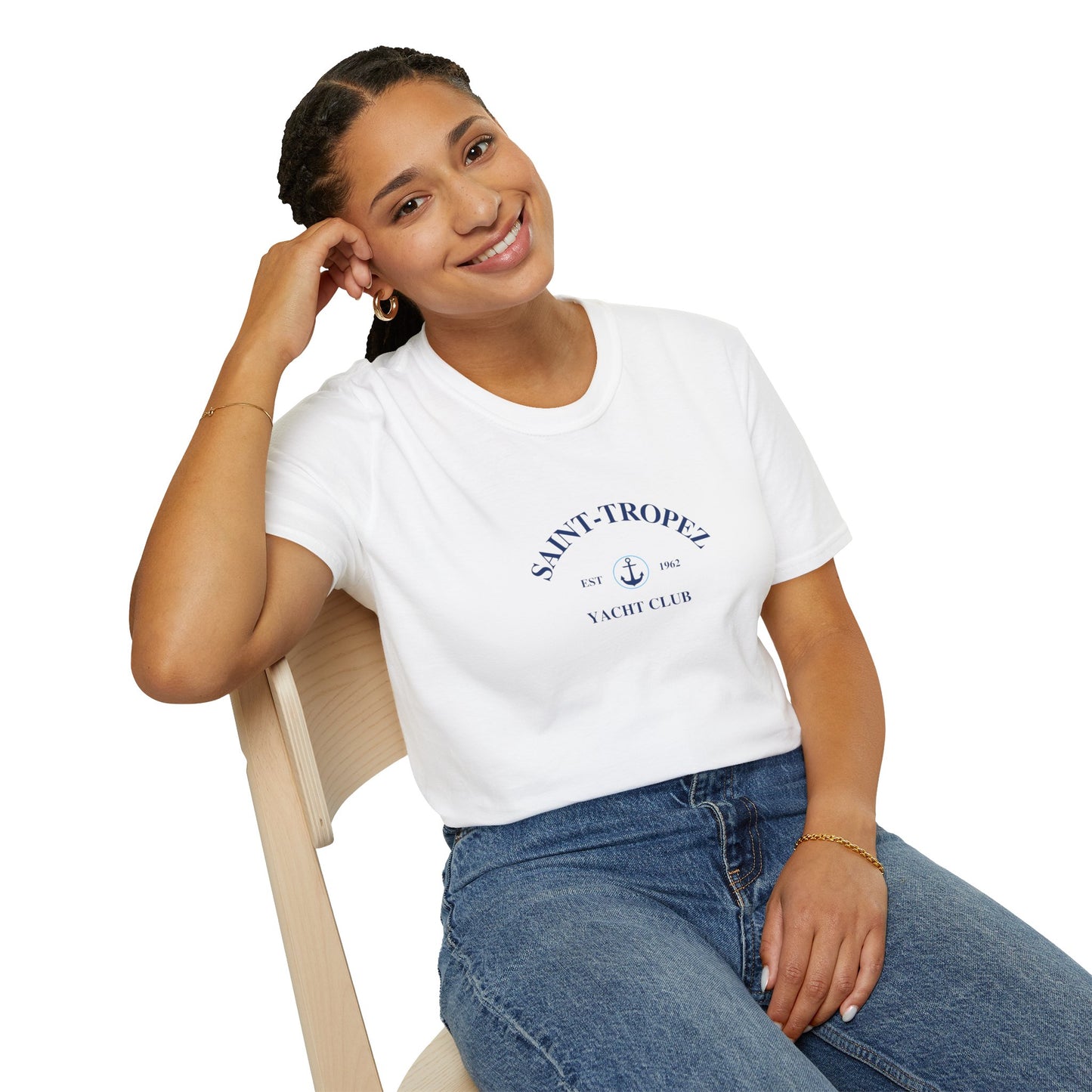 Unisex "Saint-Tropez Yacht Club" Soft-style Tee