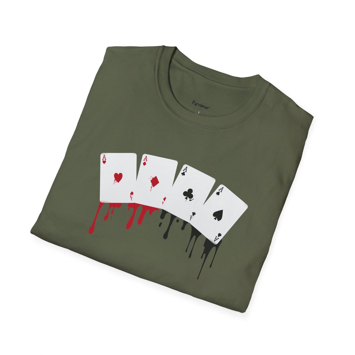 Unisex "Bloody Aces" Soft-style Tee