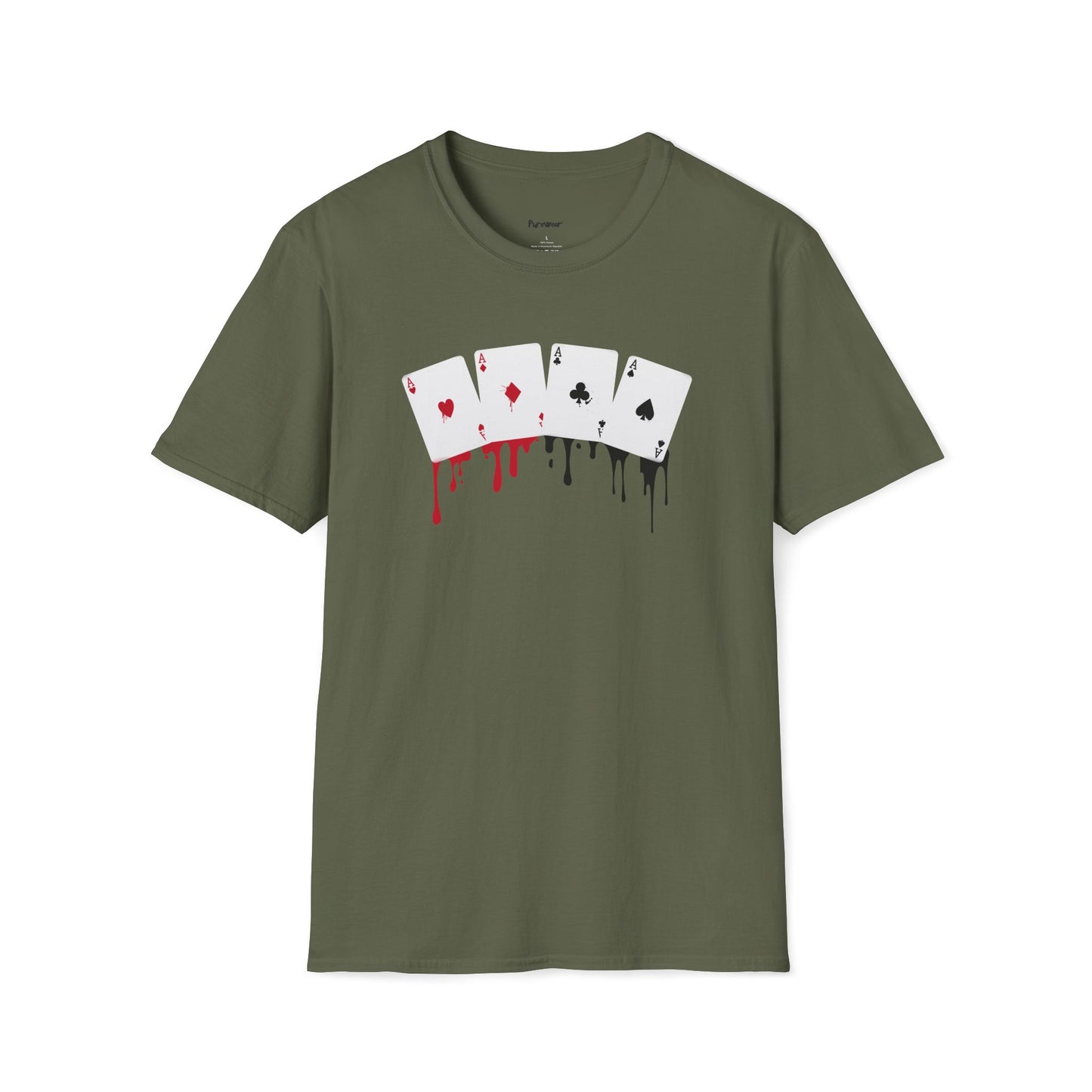 Unisex "Bloody Aces" Soft-style Tee