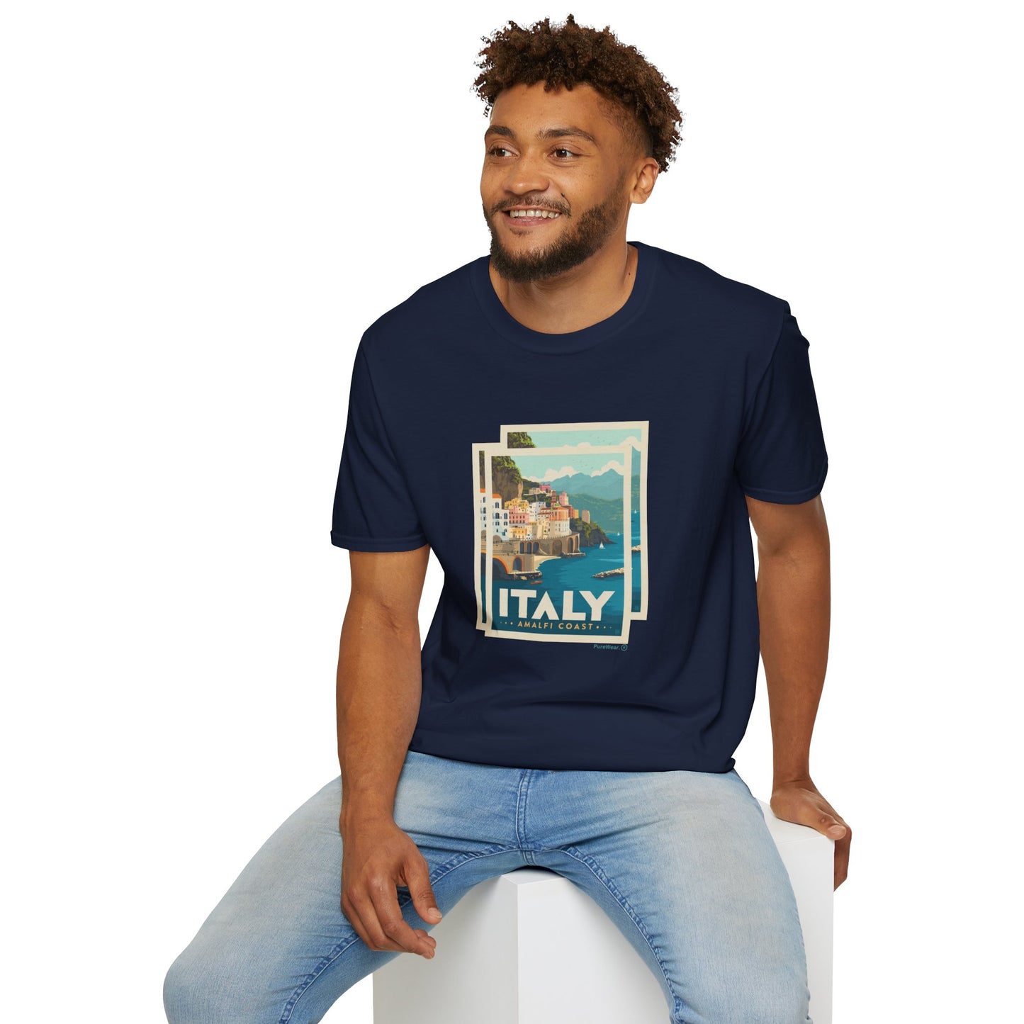 Unisex "ITALY Amalfi Coast" Soft-style Tee