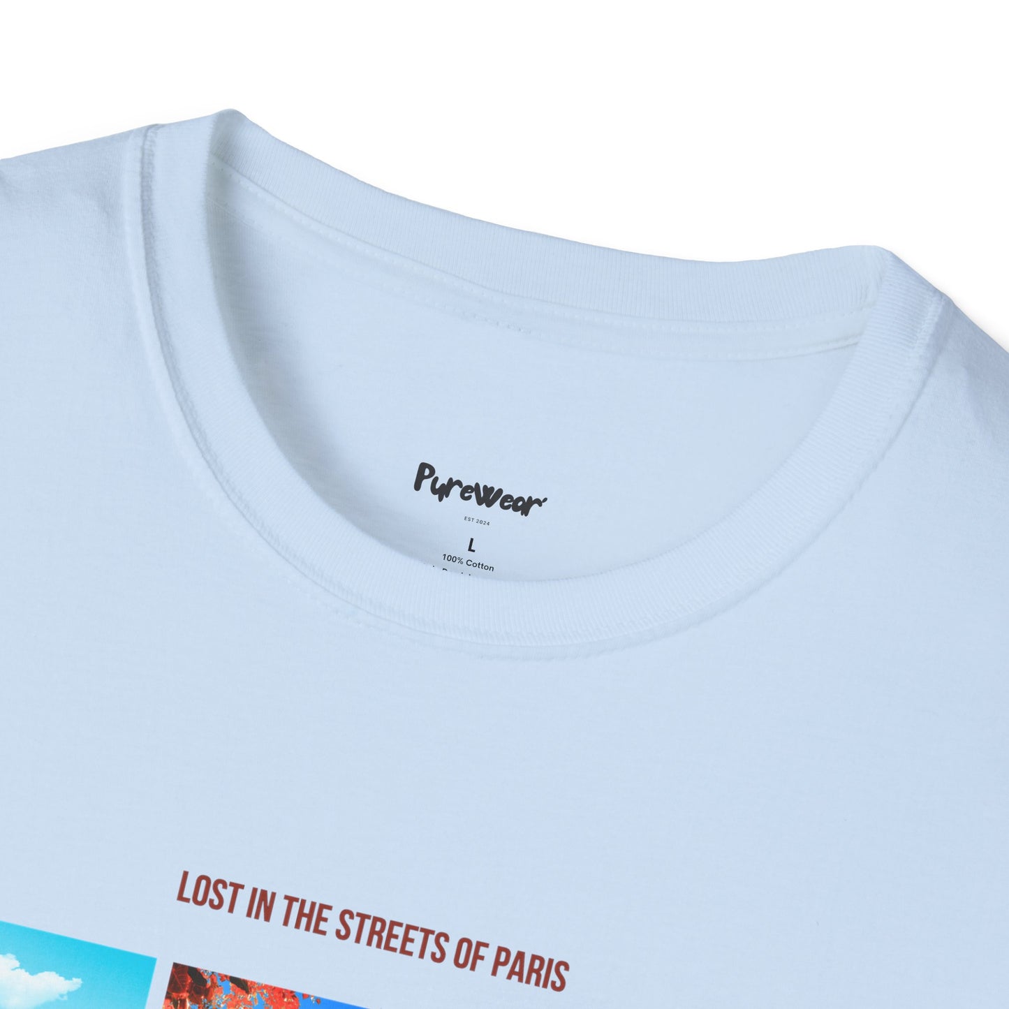 Unisex "Lost in Streets of Paris" Soft-style Tee