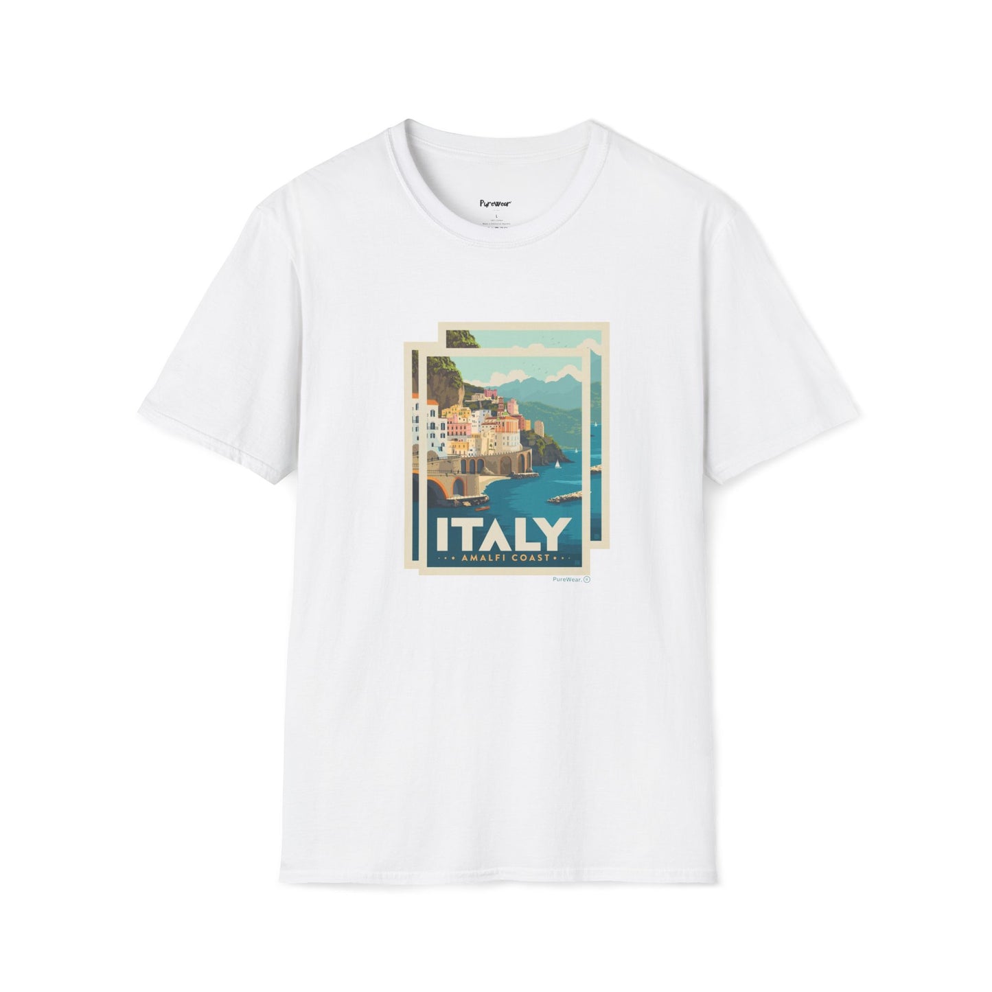 Unisex "ITALY Amalfi Coast" Soft-style Tee
