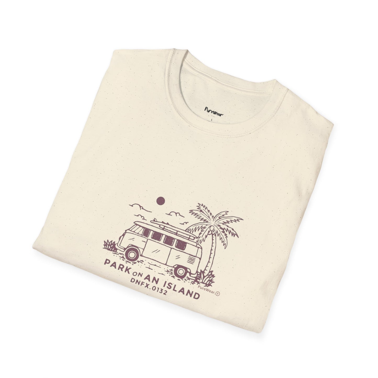 Unisex "Park On An Island" Soft-style Tee