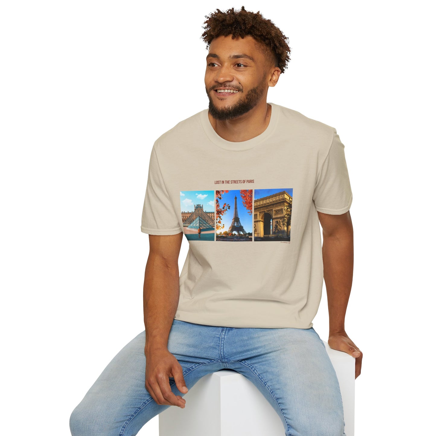 Unisex "Lost in Streets of Paris" Soft-style Tee