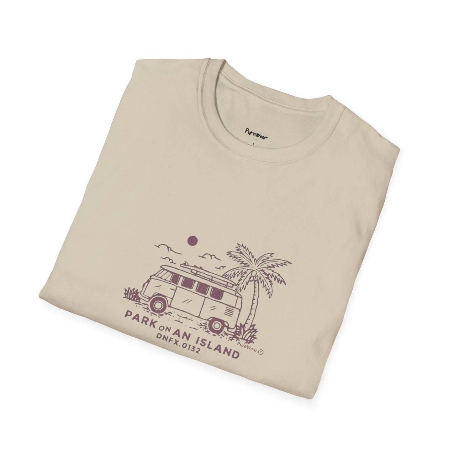 Unisex "Park On An Island" Soft-style Tee