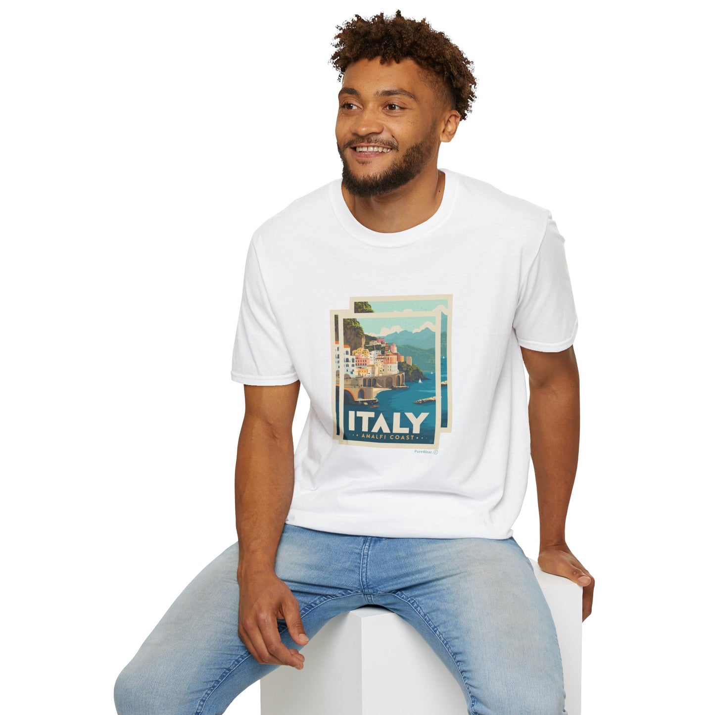 Unisex "ITALY Amalfi Coast" Soft-style Tee