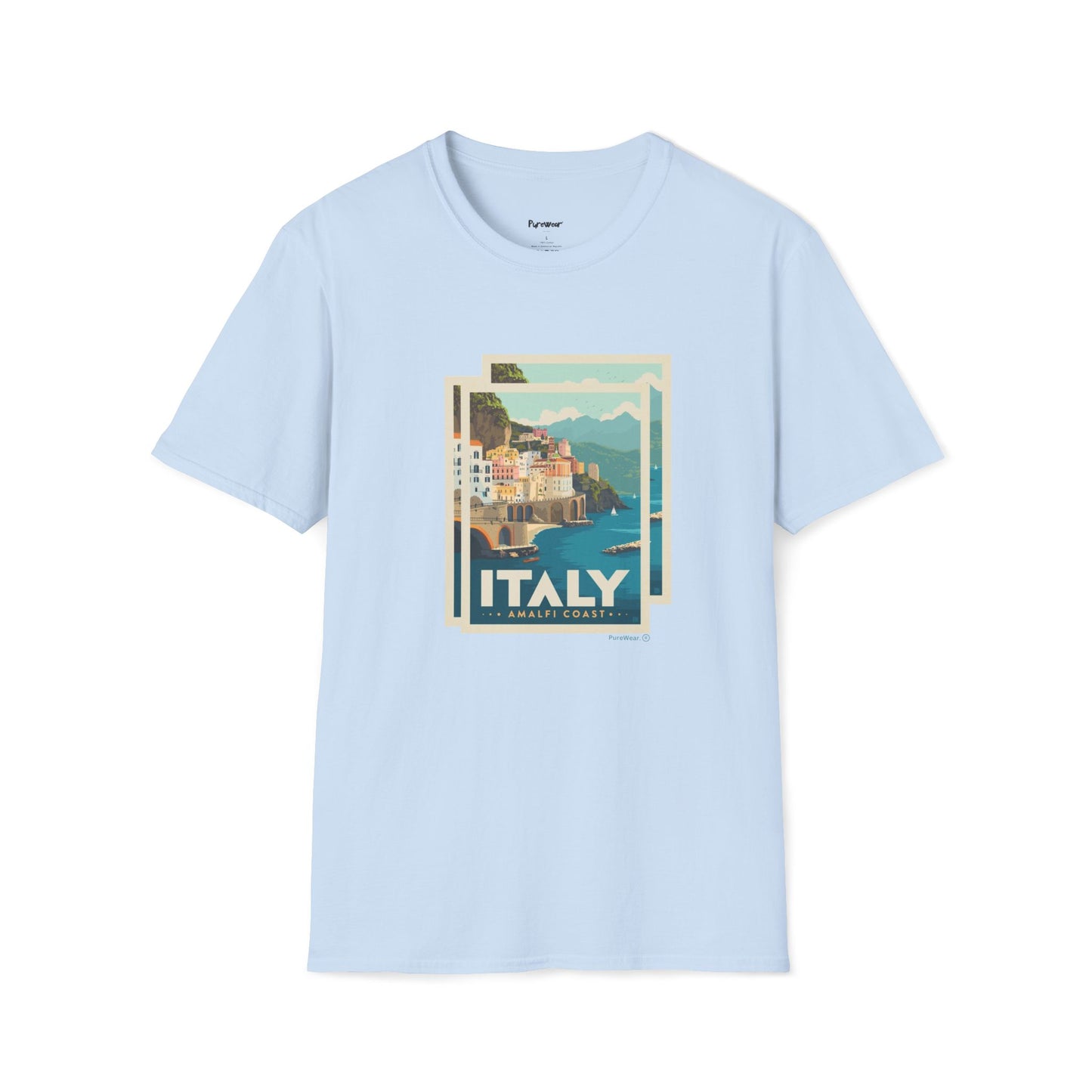 Unisex "ITALY Amalfi Coast" Soft-style Tee