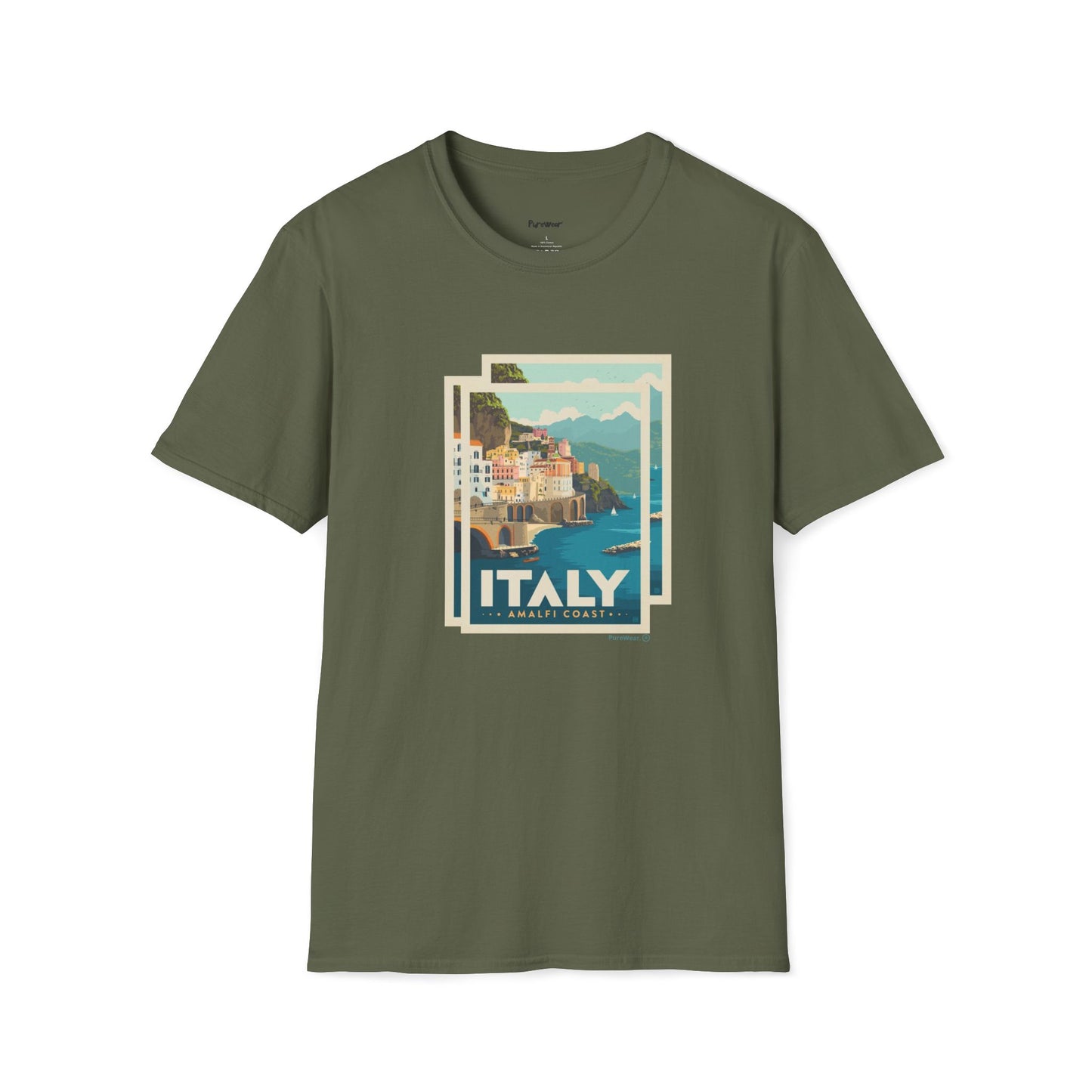 Unisex "ITALY Amalfi Coast" Soft-style Tee